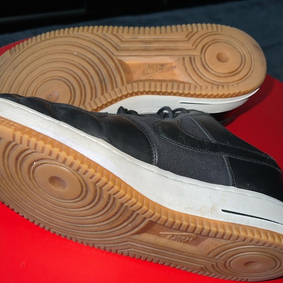 Nike Air Force 1 07’ Black/White/Gum - Sz 10 (Rare Deadstock) pre-owned - Picture 6 of 7